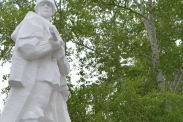 Открытие обновленного памятника воинам ВОВ