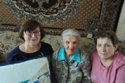 Поздравление Шахворостовой Лидиия Ивановны с 95 летним юбилеем